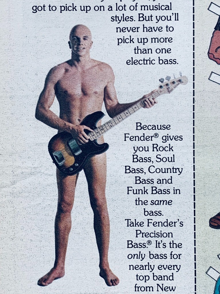 FENDER vintage 1977 GUITAR ADVERT ROCK SOUL COUNTRY FUNK BASS 2 FENDER vintage 1977 GUITAR ADVERT ROCK SOUL COUNTRY FUNK BASS