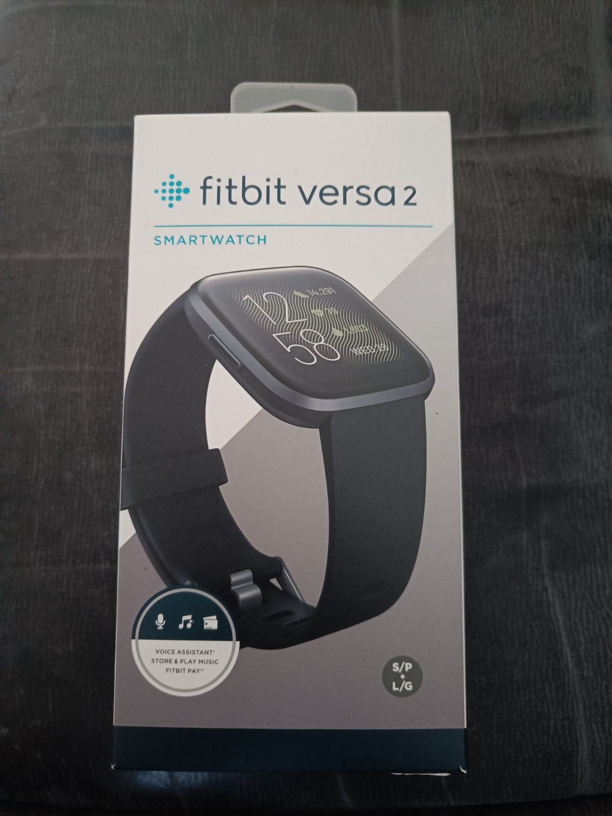 Fitbit versa 2 smartwatch, black, Carbon Aluminium Case, as good as new 1 Fitbit versa 2 smartwatch, black, Carbon Aluminium Case, as good as new