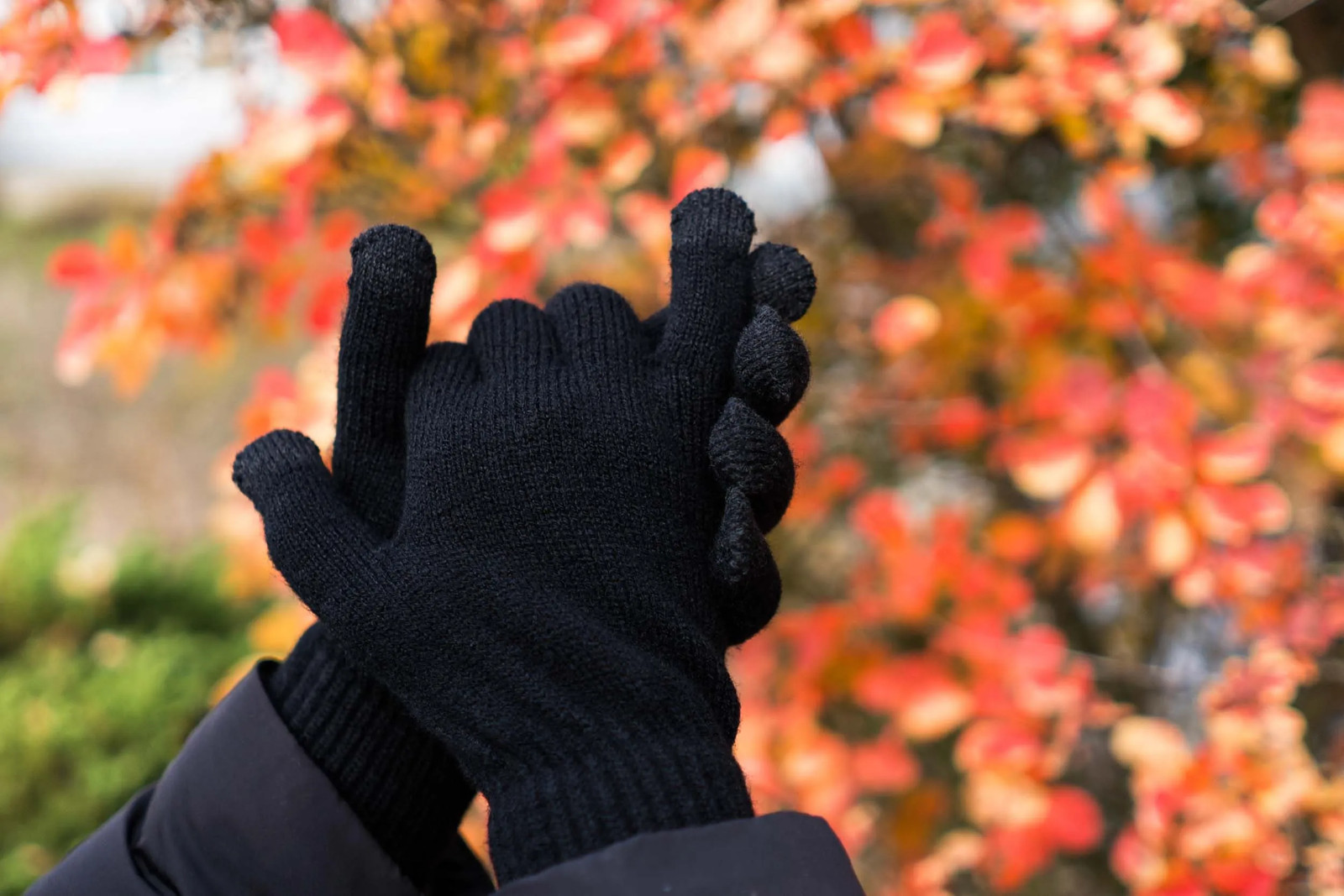 Gants chauds pour smartphone Screengloves unisexes noirs 6 Gants chauds pour smartphone Screengloves unisexes noirs