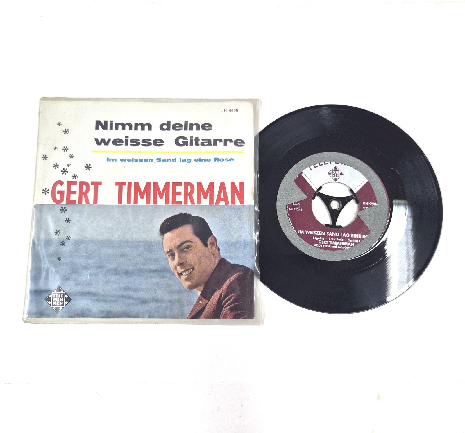 Gert Timmerman – Nimm Deine Weisse Gitarre - 7" - VG+ 1 Gert Timmerman – Nimm Deine Weisse Gitarre - 7" - VG+