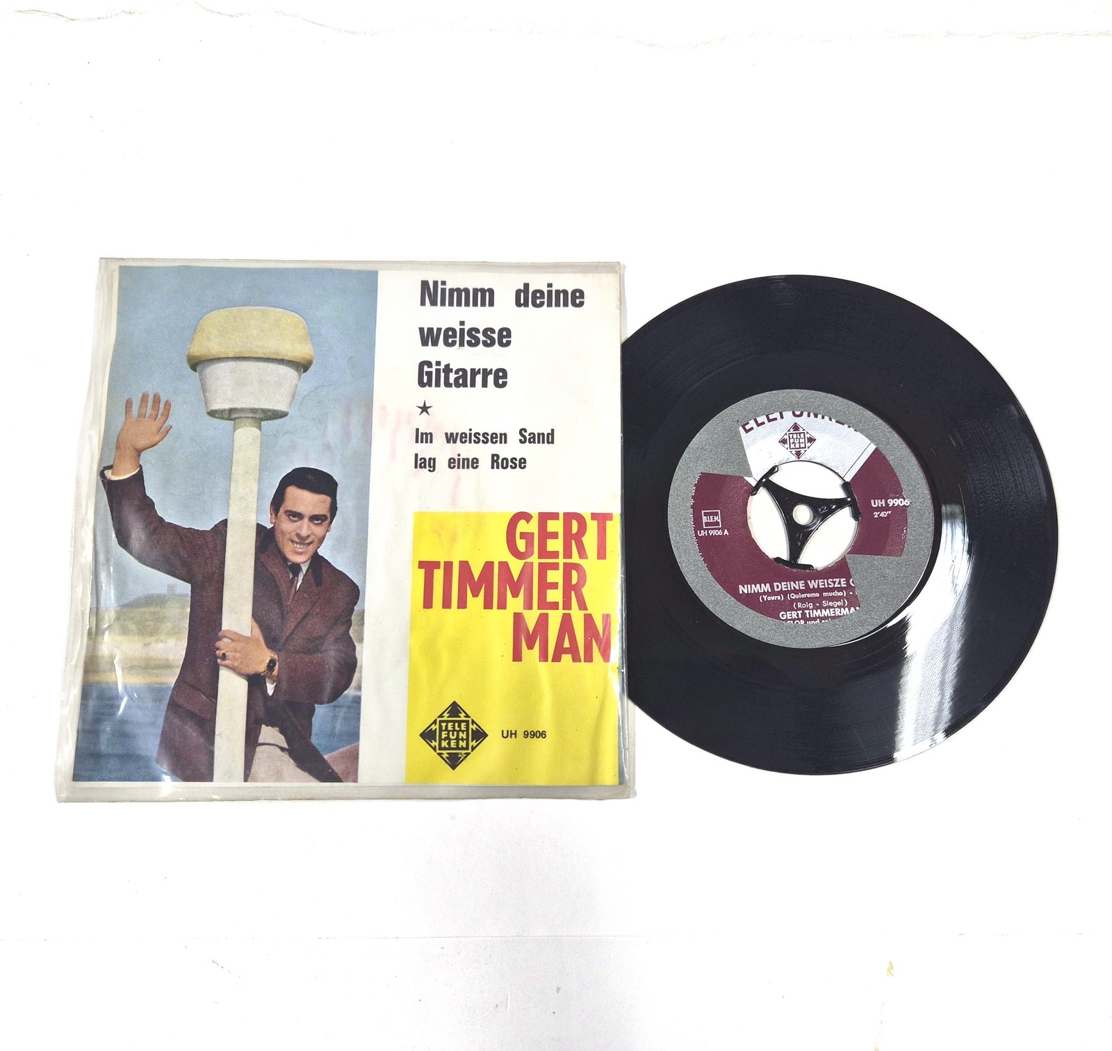 Gert Timmerman – Nimm Deine Weisse Gitarre 7" Single Vinyle VG+ 3 Gert Timmerman – Nimm Deine Weisse Gitarre 7" Single Vinyle VG+