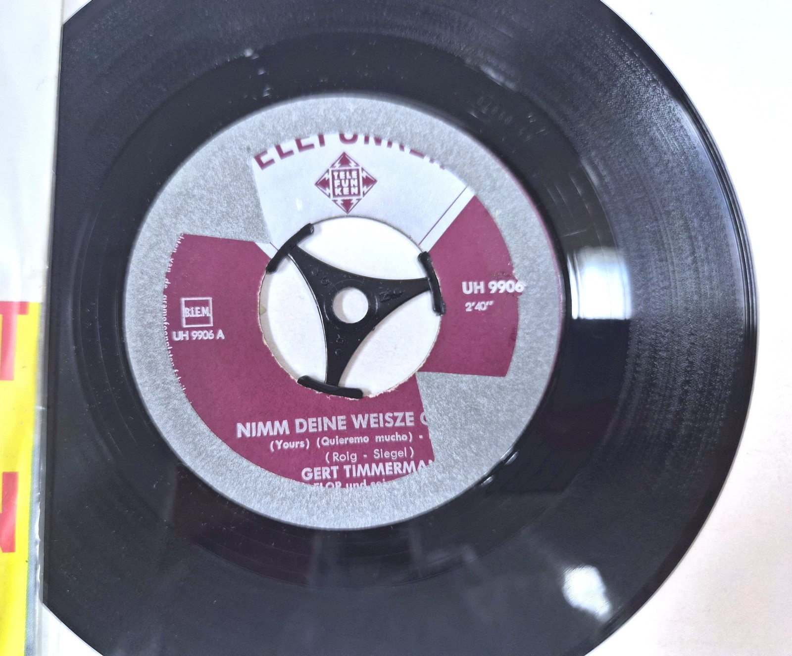 Gert Timmerman – Nimm Deine Weisse Gitarre 7" Single Vinyle VG+ 4 Gert Timmerman – Nimm Deine Weisse Gitarre 7" Single Vinyle VG+