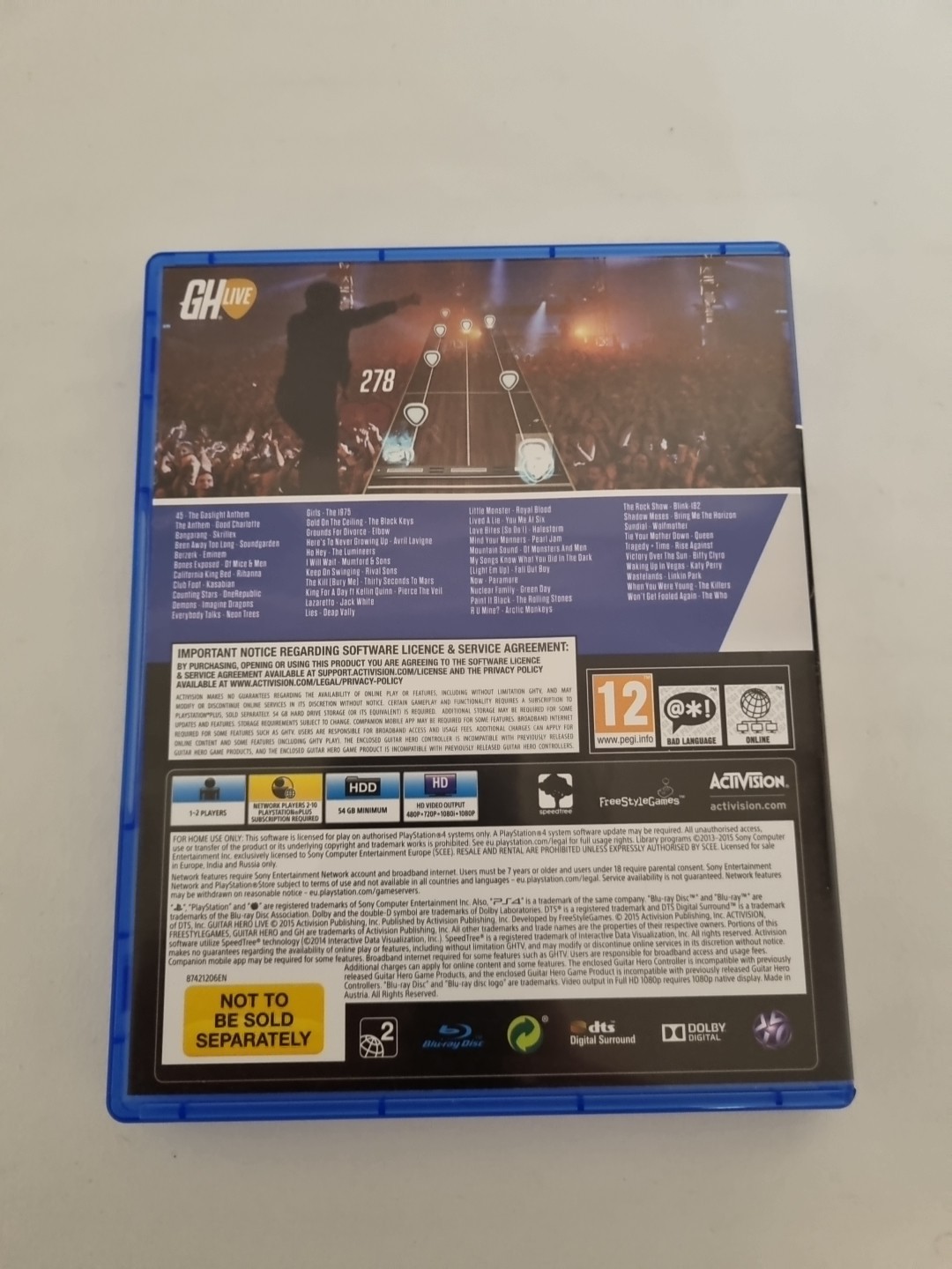 Guitar Hero Live - Sony PlayStation 4 (PS4 PS5) 6 Guitar Hero Live - Sony PlayStation 4 (PS4 PS5)