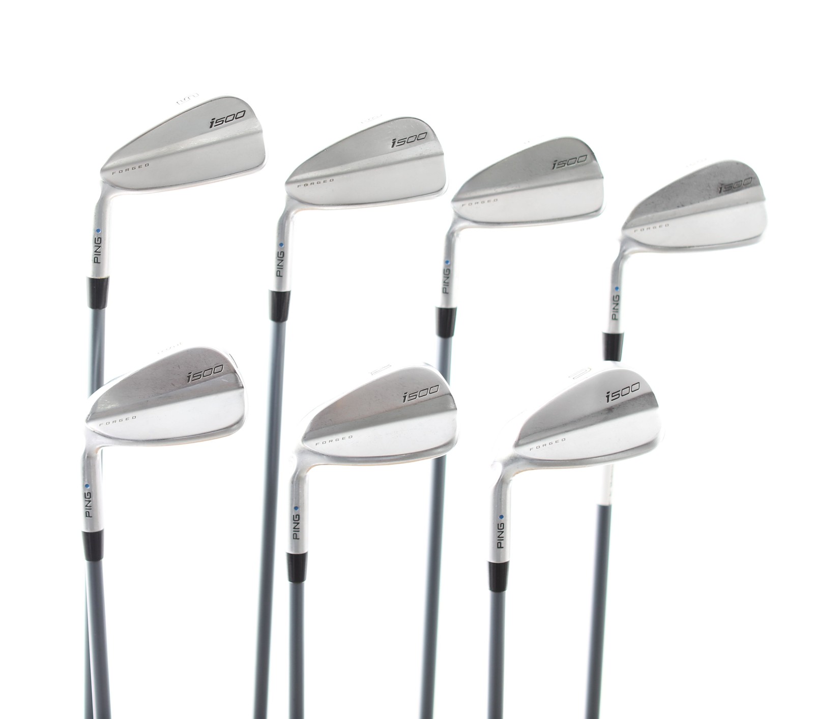 Herren Linkshänder Ping i500 Iron Set 5-PW+UW Graphite Soft Regular 1 Herren Linkshänder Ping i500 Iron Set 5-PW+UW Graphite Soft Regular