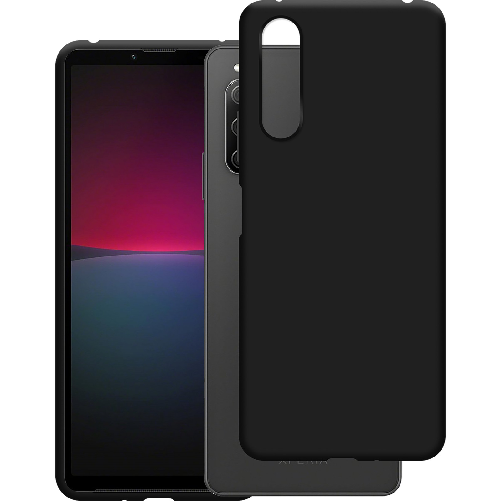 Hülle geeignet für Sony Xperia 10 IV Schutzhülle - Schwarz 1 Hülle geeignet für Sony Xperia 10 IV Schutzhülle - Schwarz