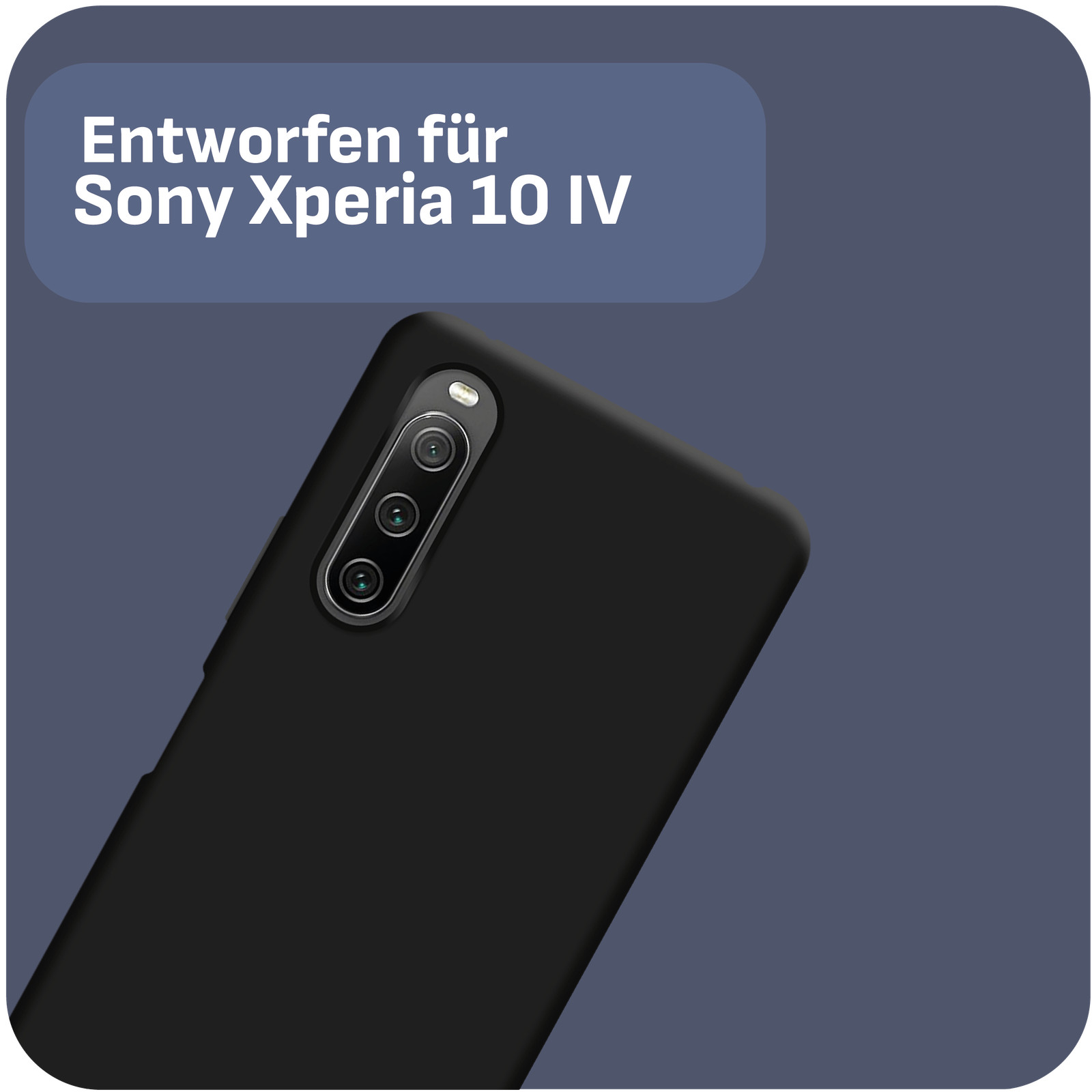 Hülle geeignet für Sony Xperia 10 IV Schutzhülle - Schwarz 2 Hülle geeignet für Sony Xperia 10 IV Schutzhülle - Schwarz