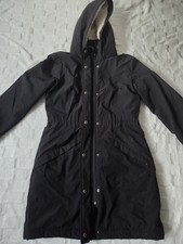 Hollister All Weather Jacket Dames M Zwart Hooded Winter Coat