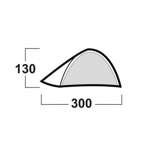 Husky Beast 3 Extreme Light - lichtgewicht tent - 3 persoons - Donker Groen 4 Husky Beast 3 Extreme Light - lichtgewicht tent - 3 persoons - Donker Groen