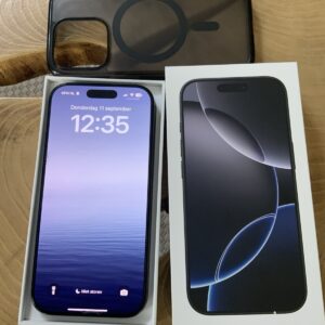iPhone 16 Pro Max 512GB Titanium Black (MET GARANTIE)