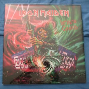 IRON MAIDEN - 3LP SET - RED VINYL - BOOK + POSTER - NEW !!