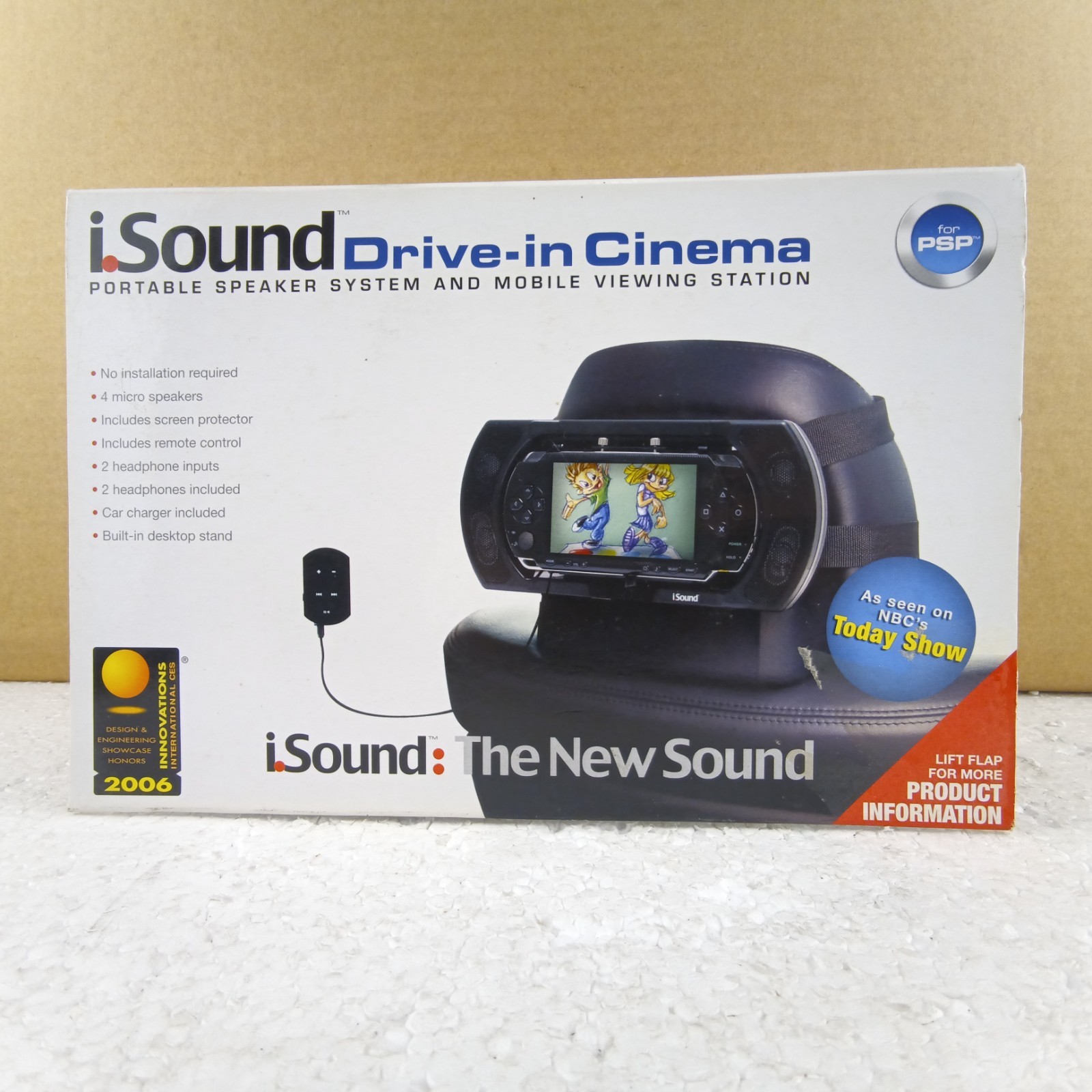 i.Sound Sony PSP Drive-in Cinema Portable Speaker Station Dock System Opened 1 i.Sound Sony PSP Drive-in Cinema Portable Speaker Station Dock System Opened