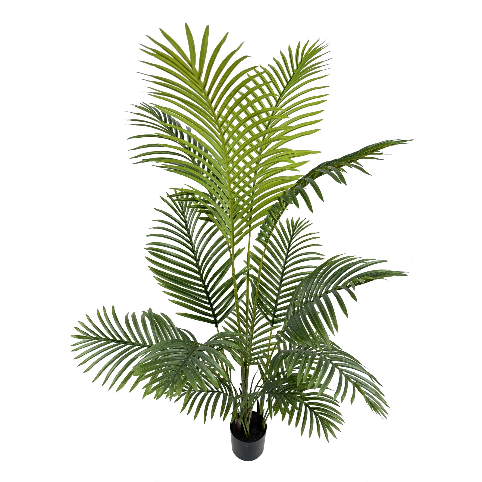 IvoQ Kunstpalm 150 cm – Tropische Kunstplant – Onderhoudsvrije Kamerplant – Real 2 IvoQ Kunstpalm 150 cm – Tropische Kunstplant – Onderhoudsvrije Kamerplant – Real