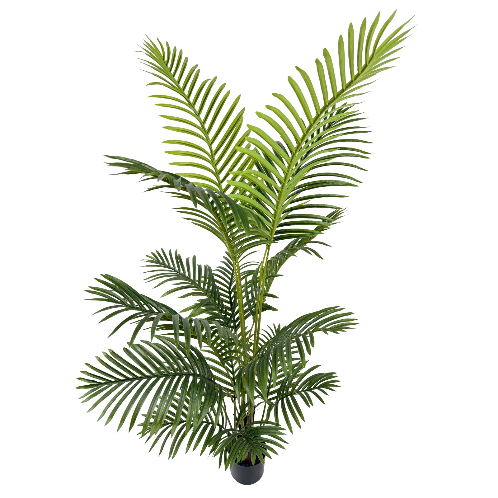 IvoQ Kunstpalm 150 cm – Tropische Kunstplant – Onderhoudsvrije Kamerplant – Real 3 IvoQ Kunstpalm 150 cm – Tropische Kunstplant – Onderhoudsvrije Kamerplant – Real