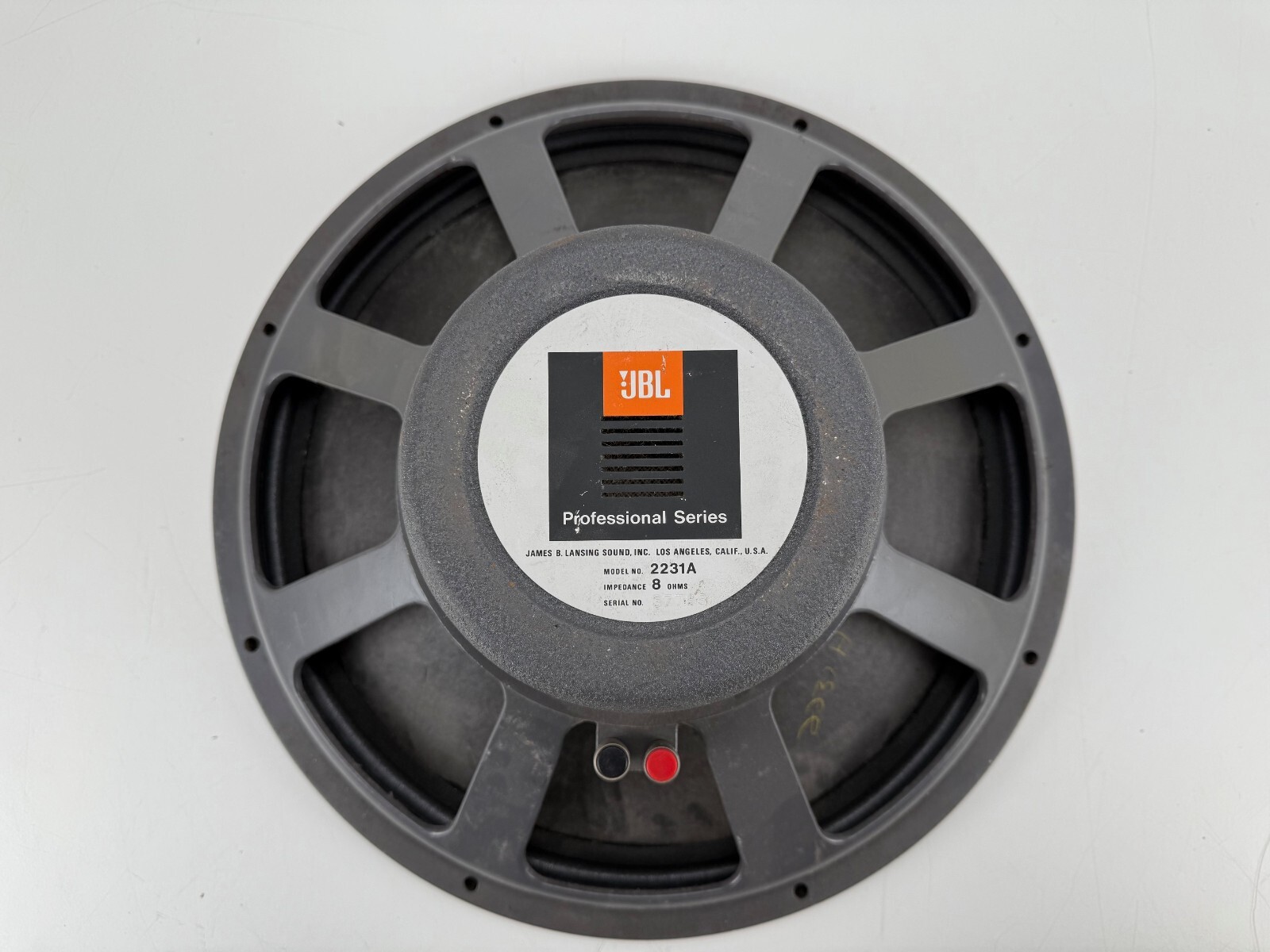 JBL 2231A Professional Series Woofer - Fully working - Refoamed 3 JBL 2231A Professional Series Woofer - Fully working - Refoamed