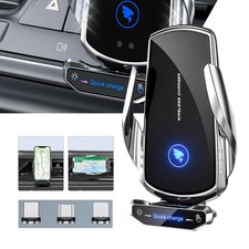 Kabellose Handyhalterung Auto mit Ladefunktion Auto KFZ Smartphone Halterung 15W
