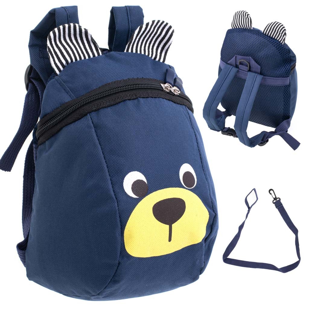 Kindergarten Backpack Children's Backpack Teddy Bear Navy Blue 1 Kindergarten Backpack Children's Backpack Teddy Bear Navy Blue