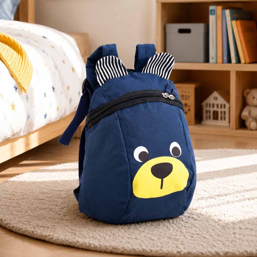 Kindergarten Backpack Children's Backpack Teddy Bear Navy Blue 9 Kindergarten Backpack Children's Backpack Teddy Bear Navy Blue