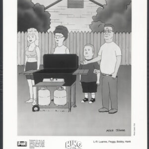King Of The Hill ’97 CARTOON ANIMATION BARBECUE LUANNE PEGGY BOBBY HANK
