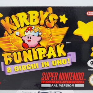 Kirby's Fun Pak - Super Nintendo SNES - CIB ITA Near Mint