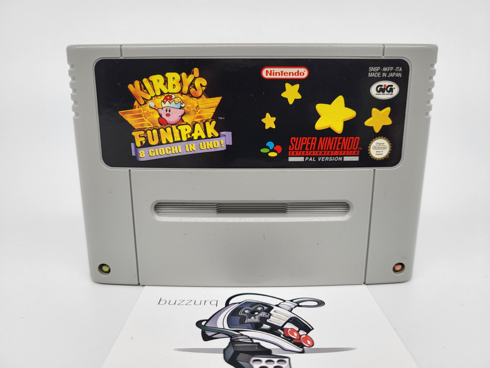 Kirby's Fun Pak - Super Nintendo SNES - CIB ITA Near Mint 10 Kirby's Fun Pak - Super Nintendo SNES - CIB ITA Near Mint