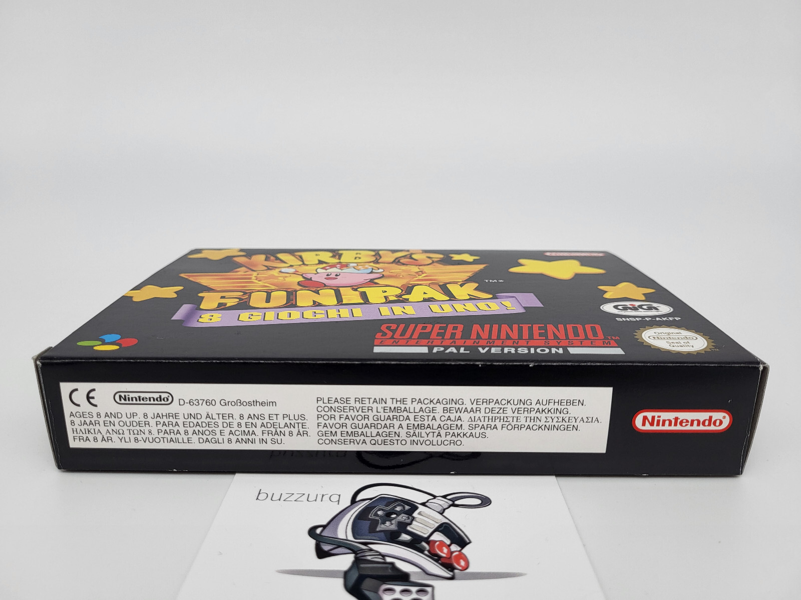 Kirby's Fun Pak - Super Nintendo SNES - CIB ITA Near Mint 5 Kirby's Fun Pak - Super Nintendo SNES - CIB ITA Near Mint