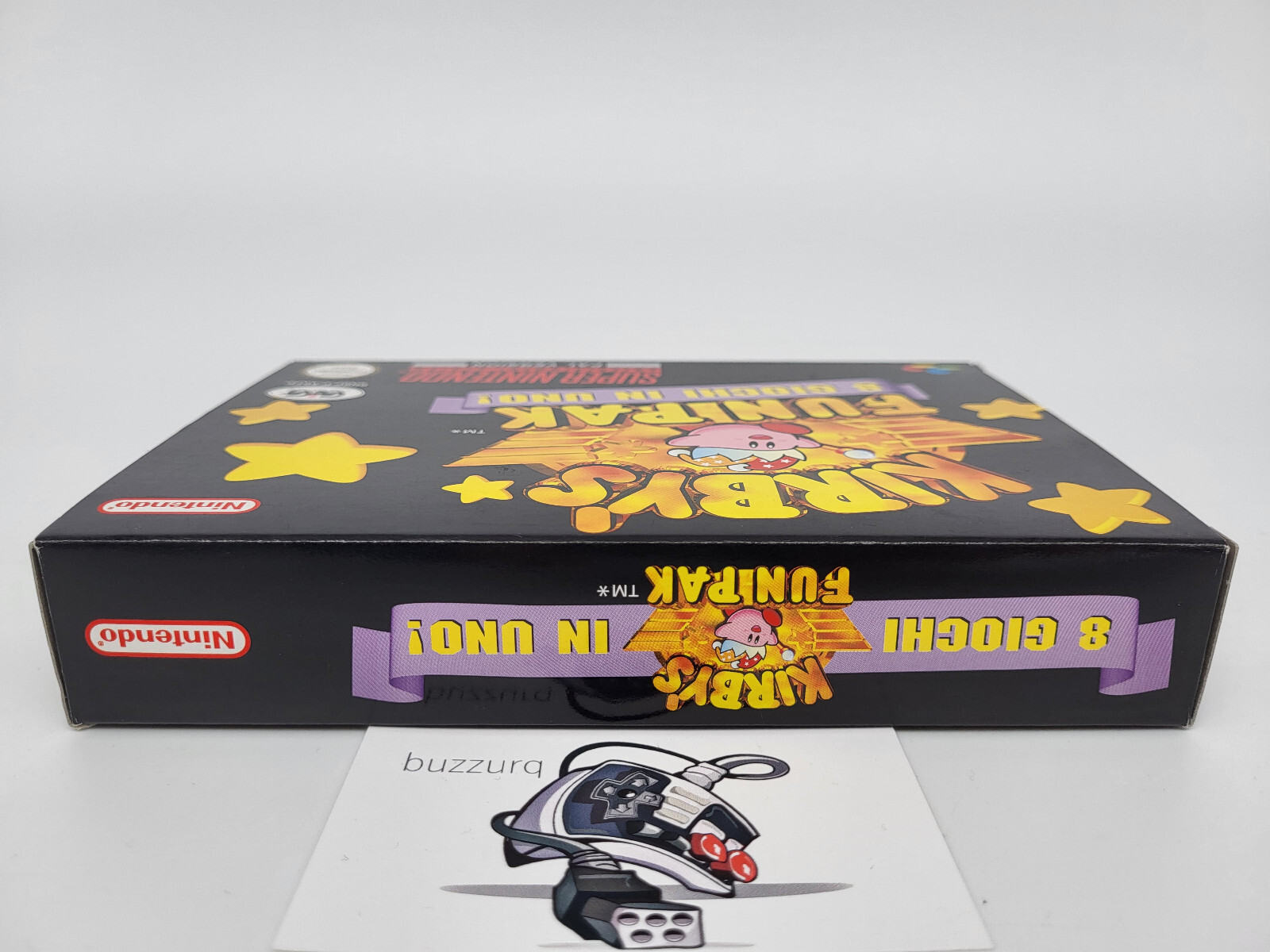Kirby's Fun Pak - Super Nintendo SNES - CIB ITA Near Mint 7 Kirby's Fun Pak - Super Nintendo SNES - CIB ITA Near Mint