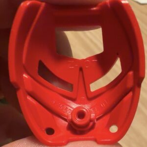 LEGO BIONICLE Kanohi Ruru Mask Red Rare EU Variant – Excellent Condition