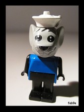 LEGO : FABULAND ~ figure Mortimer Mouse with White Cap / 3717 ( fab9e )
