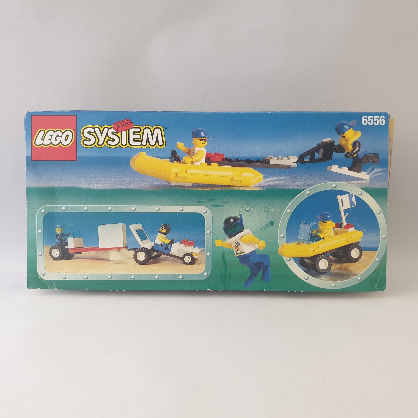 Lego Town Divers 6556 Scuba Squad Rubber Boat Diver Complete in Box 4 Lego Town Divers 6556 Scuba Squad Rubber Boat Diver Complete in Box