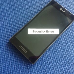 LG Optimus L9 P760 - 4GB - Black Smartphone — Faulty Security Error