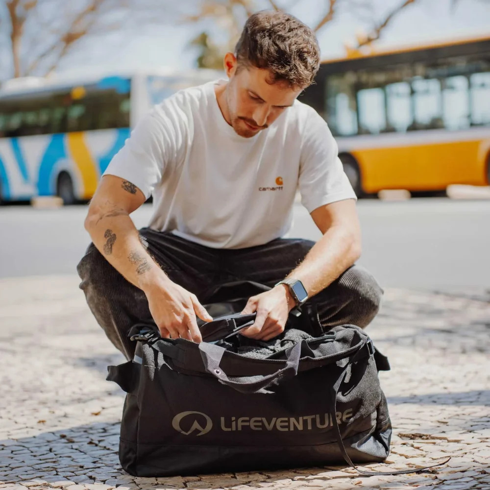 LifeVenture Expedition Cargo Duffle 50 liter - reistas - Zwart 2 LifeVenture Expedition Cargo Duffle 50 liter - reistas - Zwart