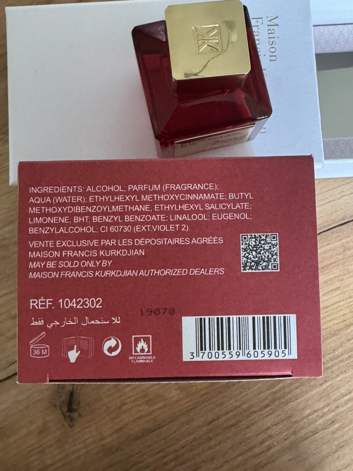 Maison Francis Kurkdjian Baccarat Rouge 540 Eau de Parfum 70ml 5 Maison Francis Kurkdjian Baccarat Rouge 540 Eau de Parfum 70ml
