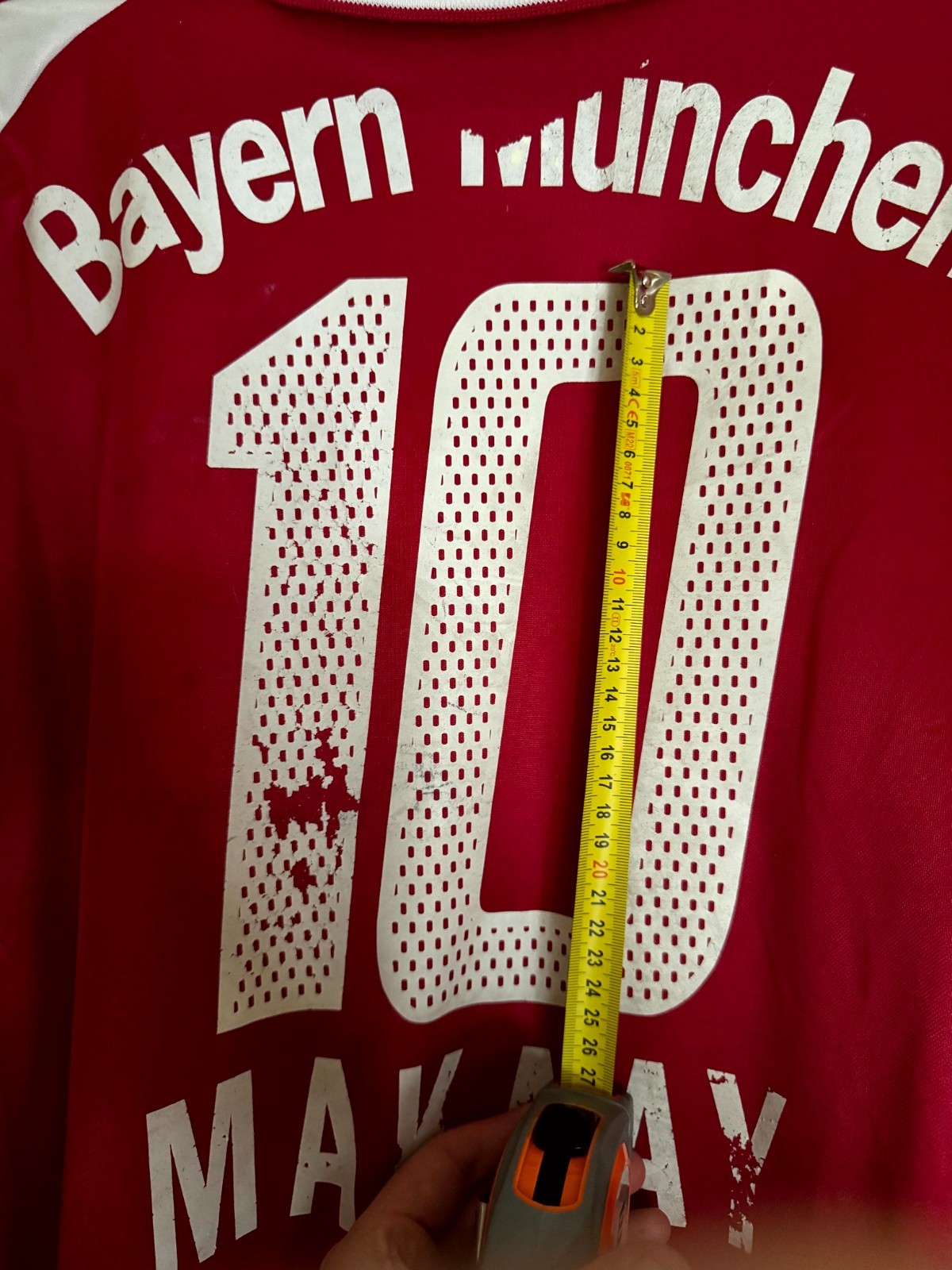 Matchworn Bayern München Shirt - Roy Makaay - Bayern München vs Man U - Signed 7 Matchworn Bayern München Shirt - Roy Makaay - Bayern München vs Man U - Signed