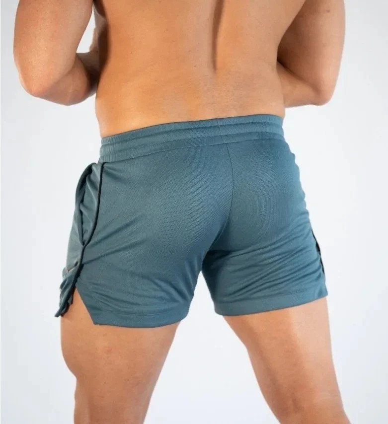Mens Shorts Gym Sports Training Bodybuilding Running Workout Fitness Short Pants 2 Mens Shorts Gym Sports Training Bodybuilding Running Workout Fitness Short Pants