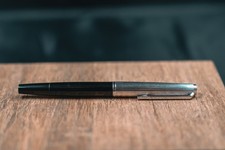 Montblanc Meisterstuck 126 Fountain Pen Vintage 750 Gold Nib 925 Silver Cap