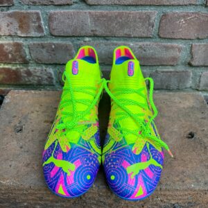 NEW Puma Future Ultimate Energy Pack, US 5.5, EU 37.5, Blue/Yellow/Pink