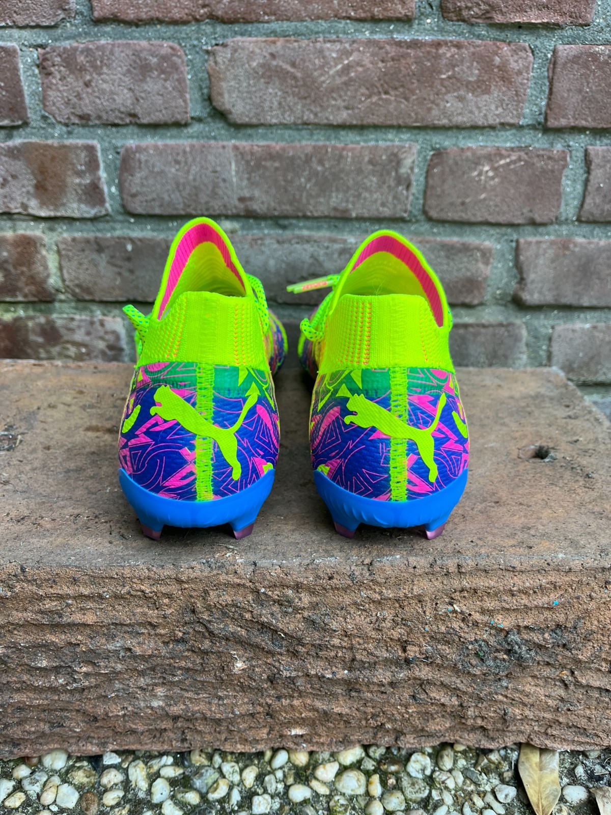 NEW Puma Future Ultimate Energy Pack, US 5.5, EU 37.5, Blue/Yellow/Pink 3 NEW Puma Future Ultimate Energy Pack, US 5.5, EU 37.5, Blue/Yellow/Pink