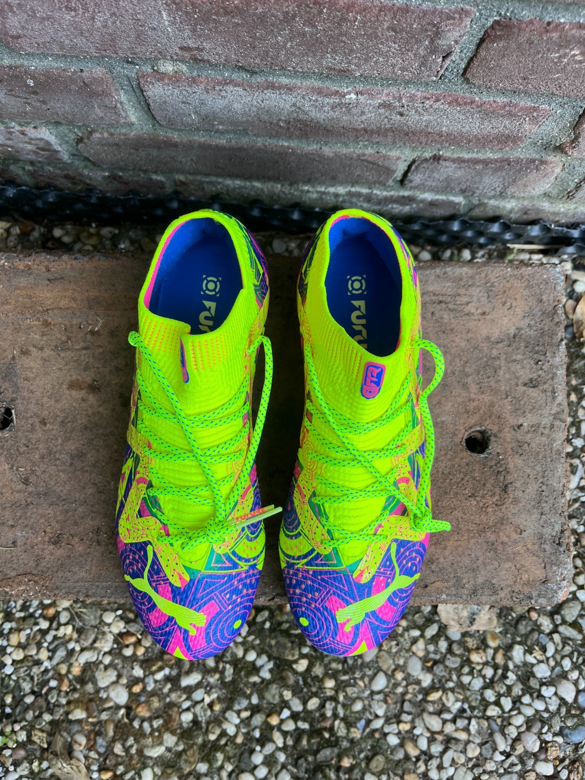NEW Puma Future Ultimate Energy Pack, US 5.5, EU 37.5, Blue/Yellow/Pink 4 NEW Puma Future Ultimate Energy Pack, US 5.5, EU 37.5, Blue/Yellow/Pink