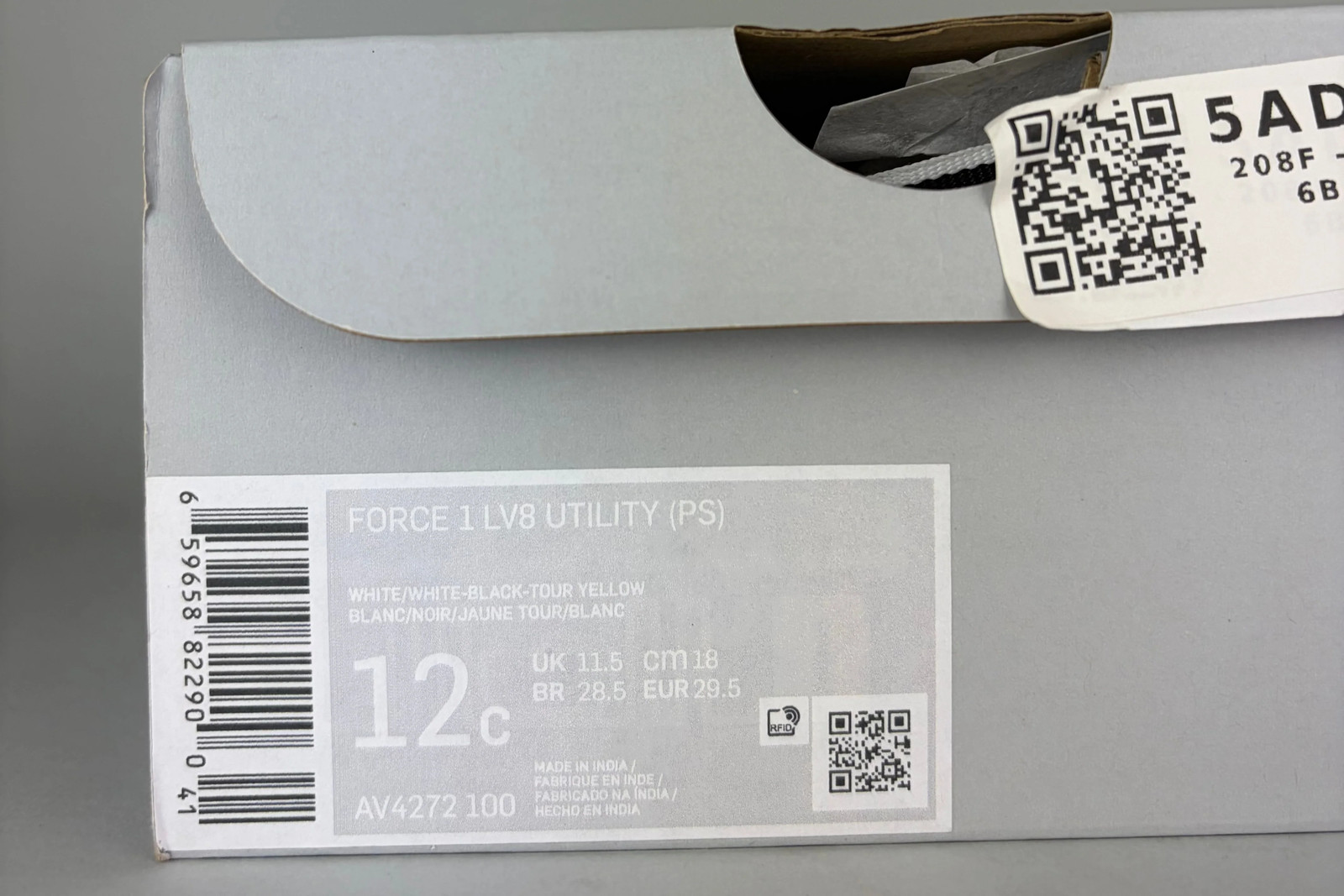 Nike Air Force 1 LV8 Utility ‘Overbranding’ (PS) - Size 29.5 - 6 Nike Air Force 1 LV8 Utility ‘Overbranding’ (PS) - Size 29.5 -