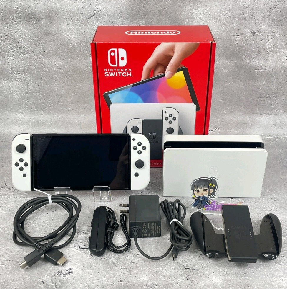 Nintendo Switch Console - OLED-model - Wit 1 Nintendo Switch Console - OLED-model - Wit