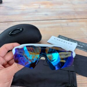 Oakley Radar Prizm Ev Zonnebril Donkerblauw/Wit - Nieuw