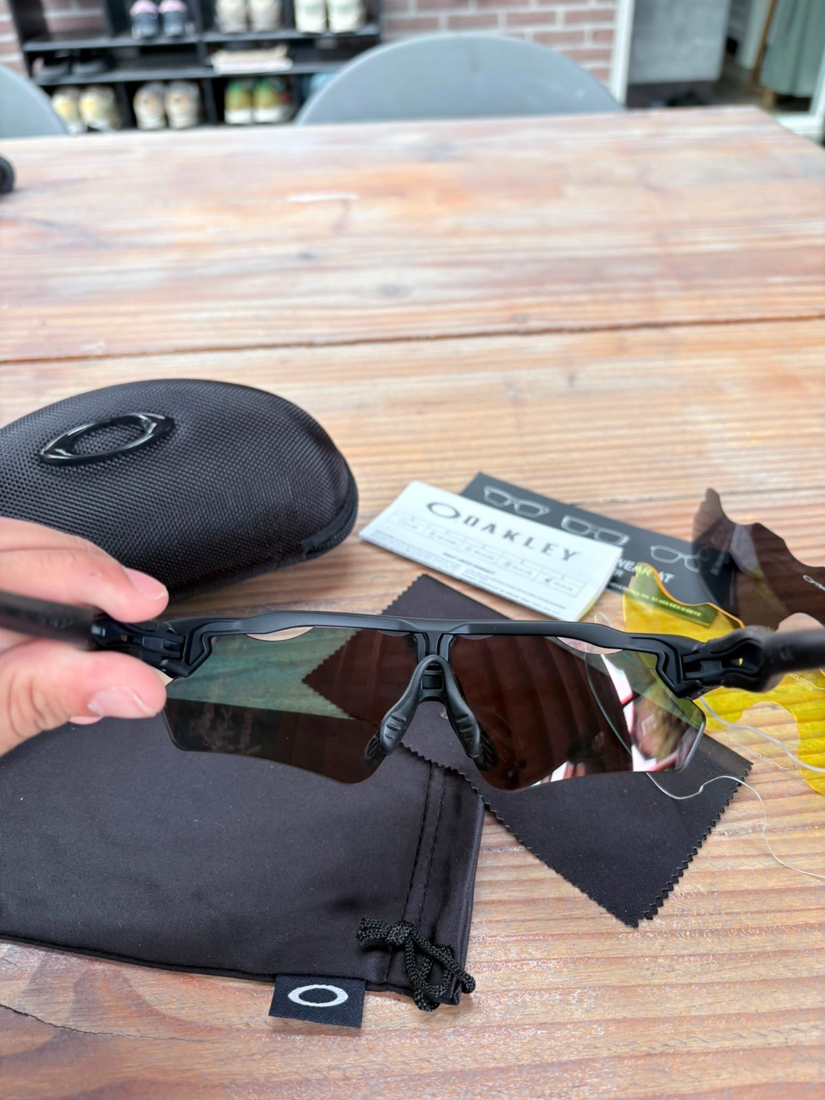 Oakley Radar Prizm Ev Zonnebril Iridium Rood - Nieuw 5 Oakley Radar Prizm Ev Zonnebril Iridium Rood - Nieuw