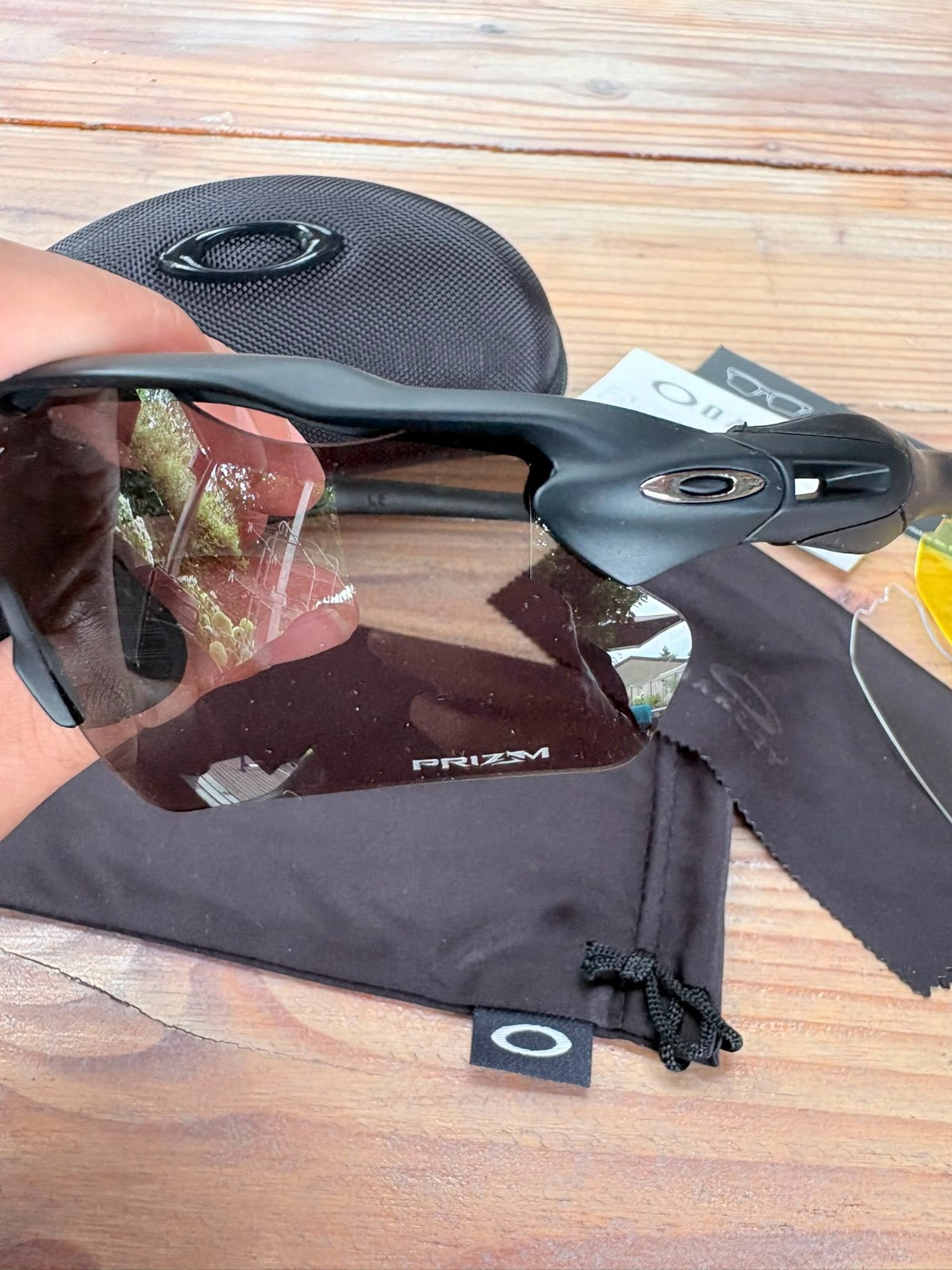 Oakley Radar Prizm Ev Zonnebril Smoked Zwart - Nieuw 2 Oakley Radar Prizm Ev Zonnebril Smoked Zwart - Nieuw