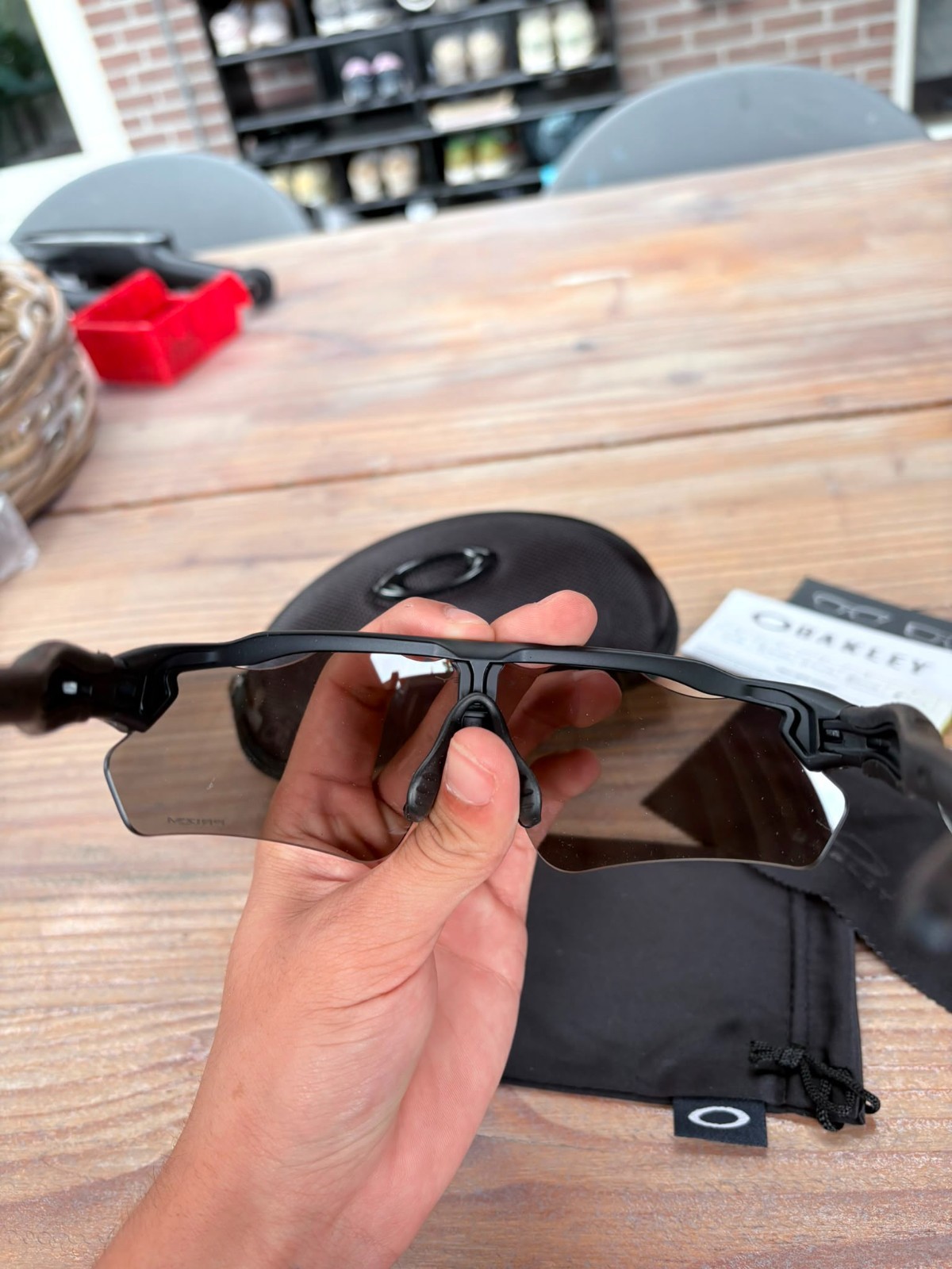 Oakley Radar Prizm Ev Zonnebril Smoked Zwart - Nieuw 4 Oakley Radar Prizm Ev Zonnebril Smoked Zwart - Nieuw