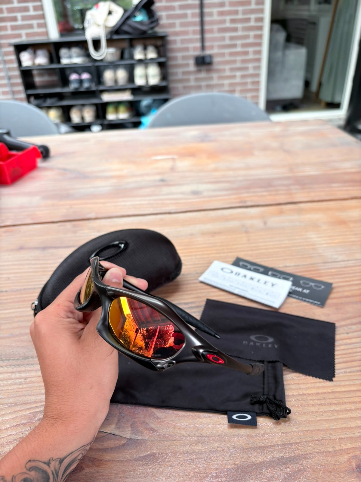 Oakley Splice Zonnebril Iiridium Rood - Nieuw 1 Oakley Splice Zonnebril Iiridium Rood - Nieuw