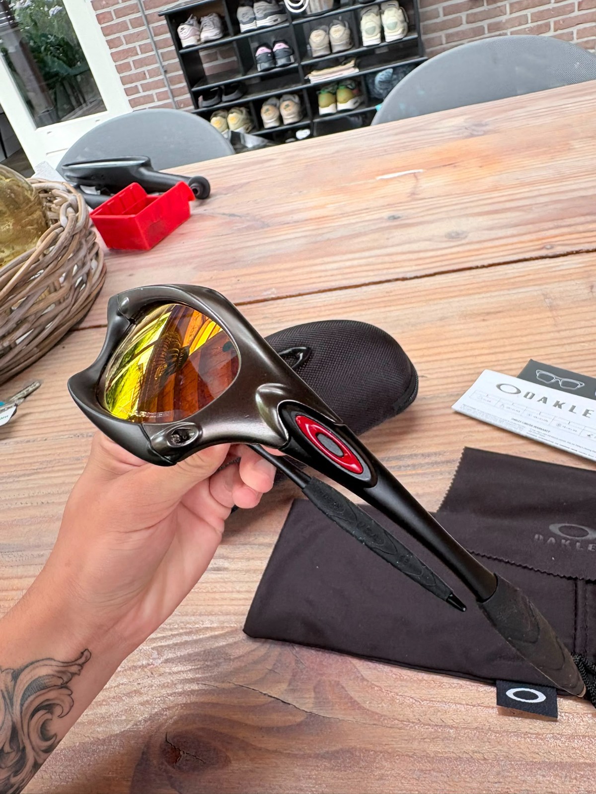 Oakley Splice Zonnebril Iiridium Rood - Nieuw 3 Oakley Splice Zonnebril Iiridium Rood - Nieuw
