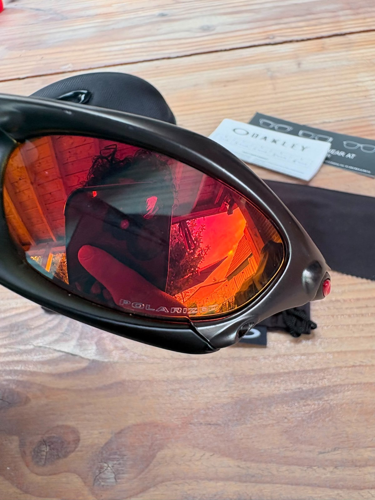 Oakley Splice Zonnebril Iiridium Rood - Nieuw 4 Oakley Splice Zonnebril Iiridium Rood - Nieuw