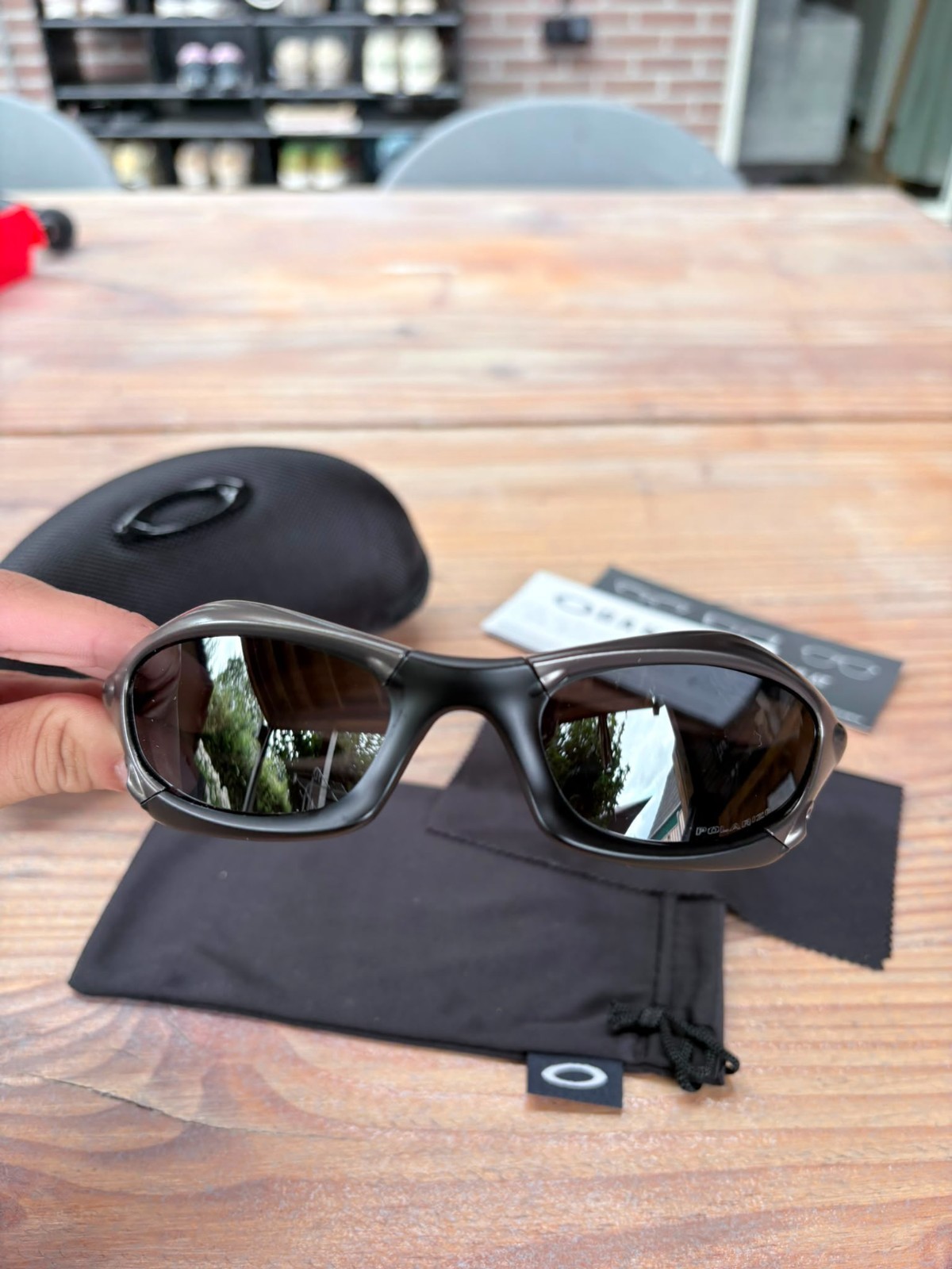 Oakley Splice Zonnebril Zwart - Nieuw 2 Oakley Splice Zonnebril Zwart - Nieuw