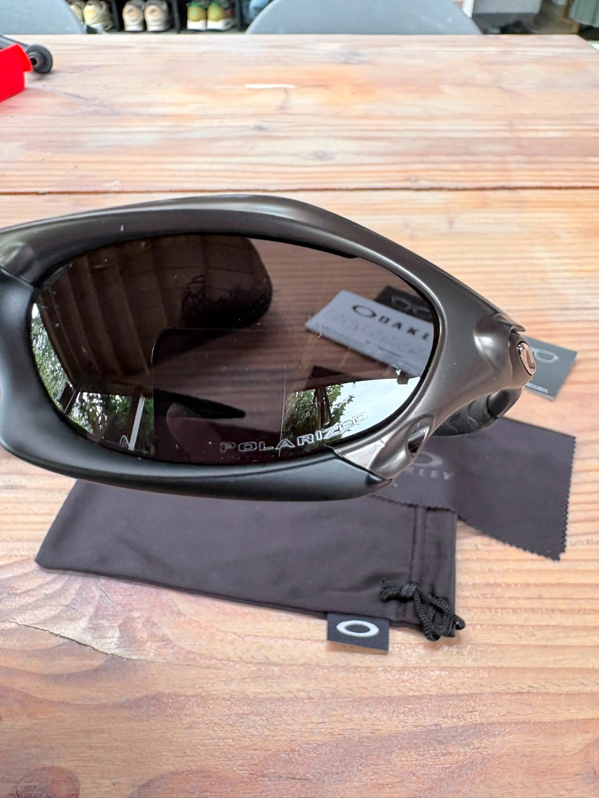 Oakley Splice Zonnebril Zwart - Nieuw 3 Oakley Splice Zonnebril Zwart - Nieuw