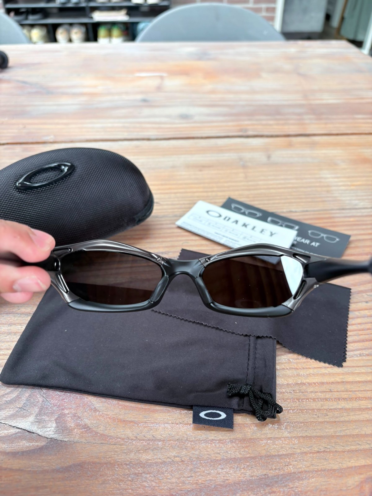 Oakley Splice Zonnebril Zwart - Nieuw 5 Oakley Splice Zonnebril Zwart - Nieuw